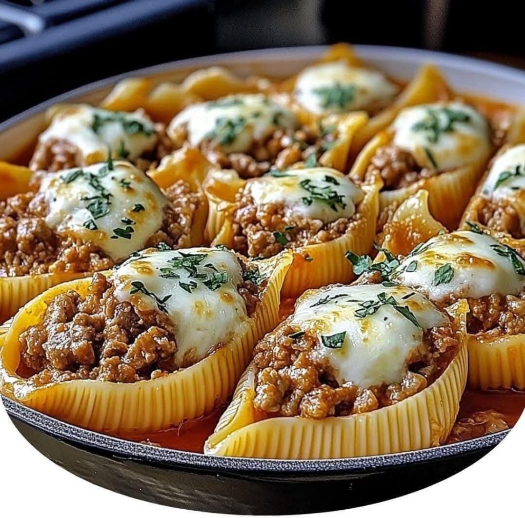 Beef-Stuffed Shells with Creamy Ricotta Filling – Kitchen Recipes